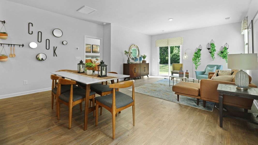 Representative furnished interior of a home built from the MANNING by D.R. Horton in Pineview North, Summerville (Image 4). Representative furnished interior of a home built from the MANNING by D.R. Horton in Pineview North, Summerville (Image 4).