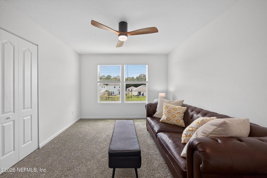 Furnished interior view inside a new home in Entrada, St. Augustine (Image 19).