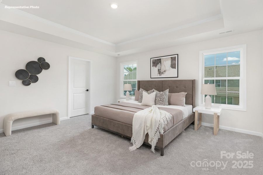 Furnished interior view inside a new home in Sylvan Creek, Denver (Image 22).