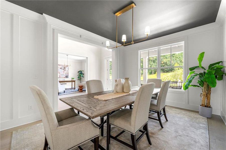 Furnished interior view inside a new home in Sterlington, Canton (Image 11).
