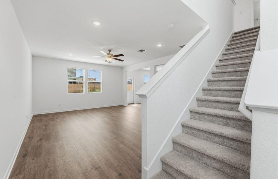 Spacious, unfurnished interior of a new home in Sonterra, Jarrell (Image 22). Spacious, unfurnished interior of a new home in Sonterra, Jarrell (Image 22).