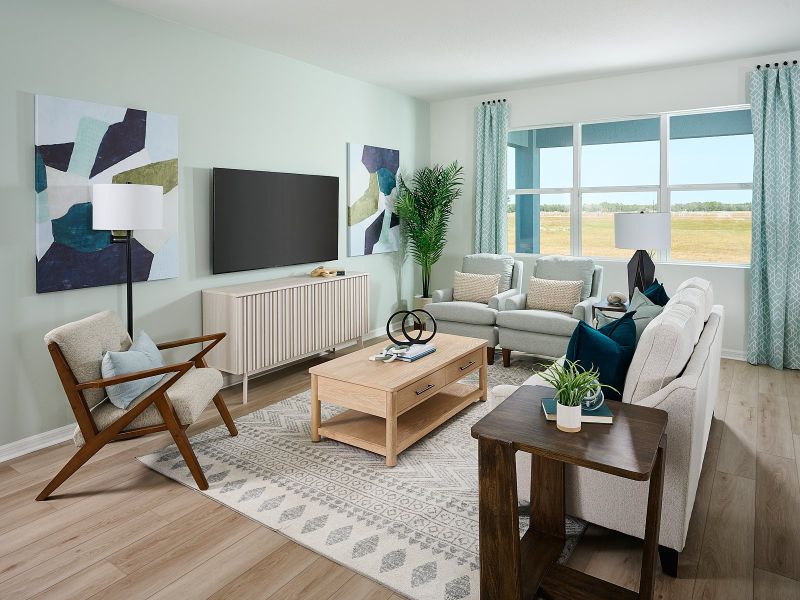 Furnished interior view inside a new home in Coasterra - Reserve Series, Palmetto (Image 6).