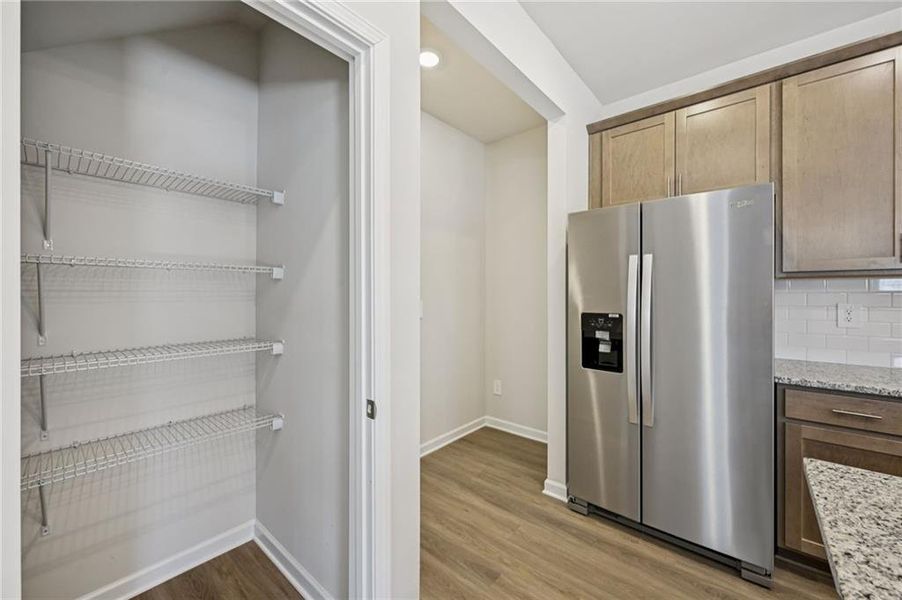 Furnished interior view inside a new home in Creekside at Oxford Park, Fairburn (Image 17).