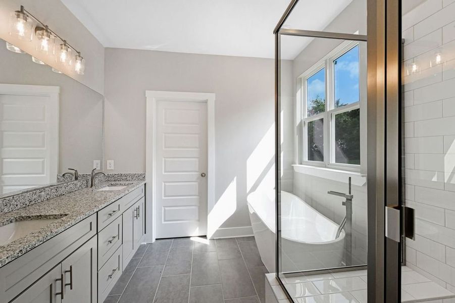 Furnished interior in a model home at Starks Estates in Cross Plains (Image 16).