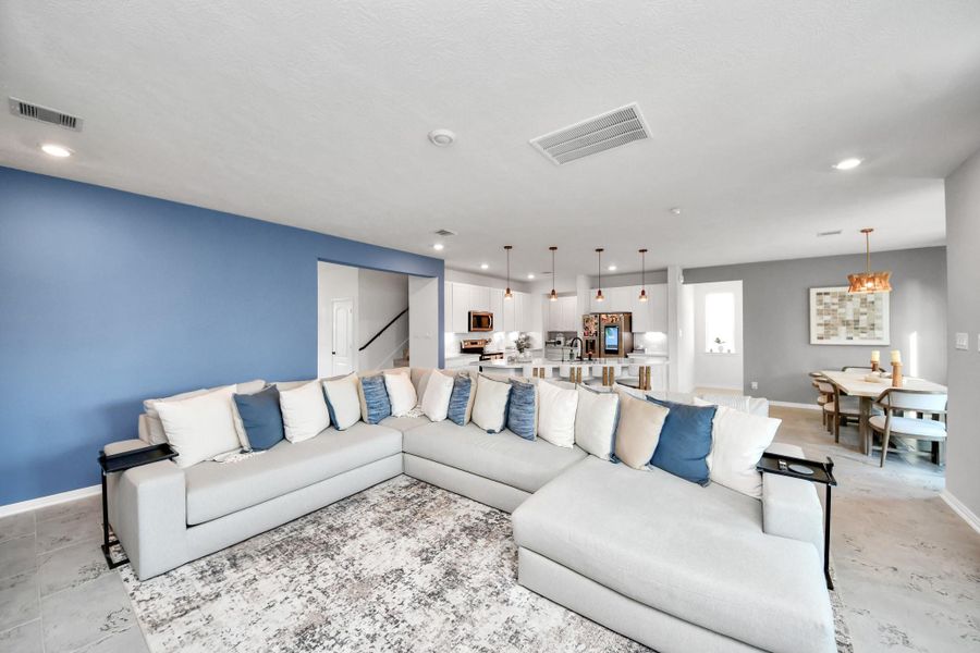 Furnished interior view inside a new home in , Cypress (Image 25).