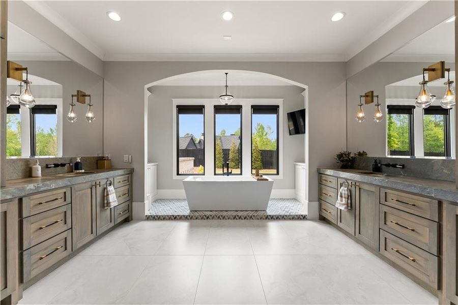 Furnished interior view inside a new home in , Jefferson (Image 90).