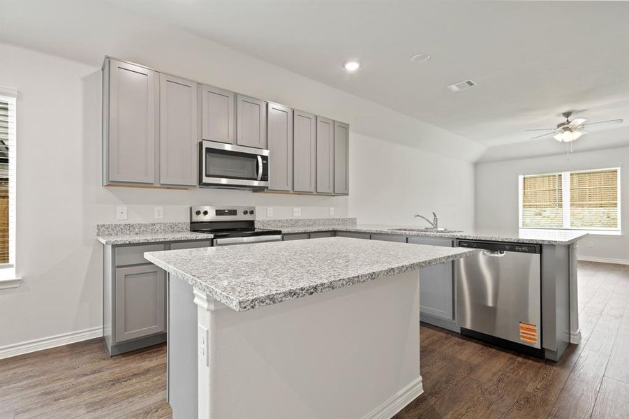 Furnished interior view inside a new home in Burgess Meadows, Cleburne (Image 5).