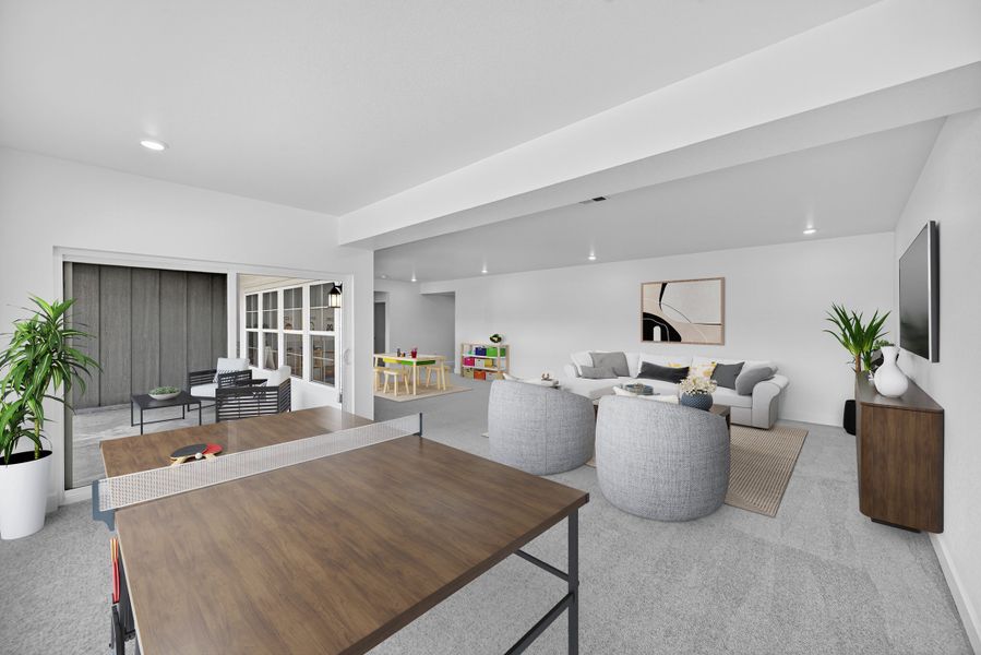 Furnished interior view inside a new home in Macanta, Castle Rock (Image 6).