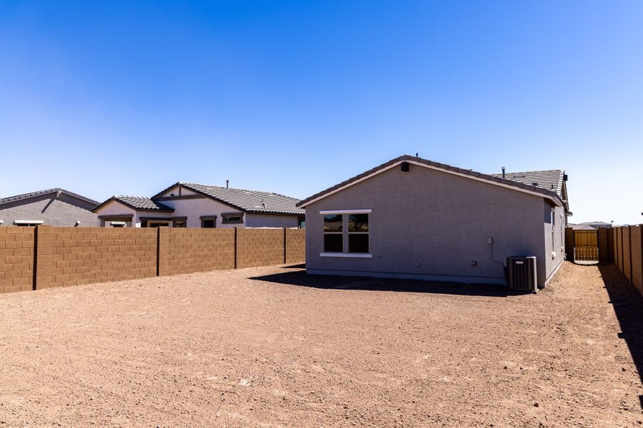 Exterior details and patio area of a home in Rancho Santa Rosa, Maricopa (Image 23).