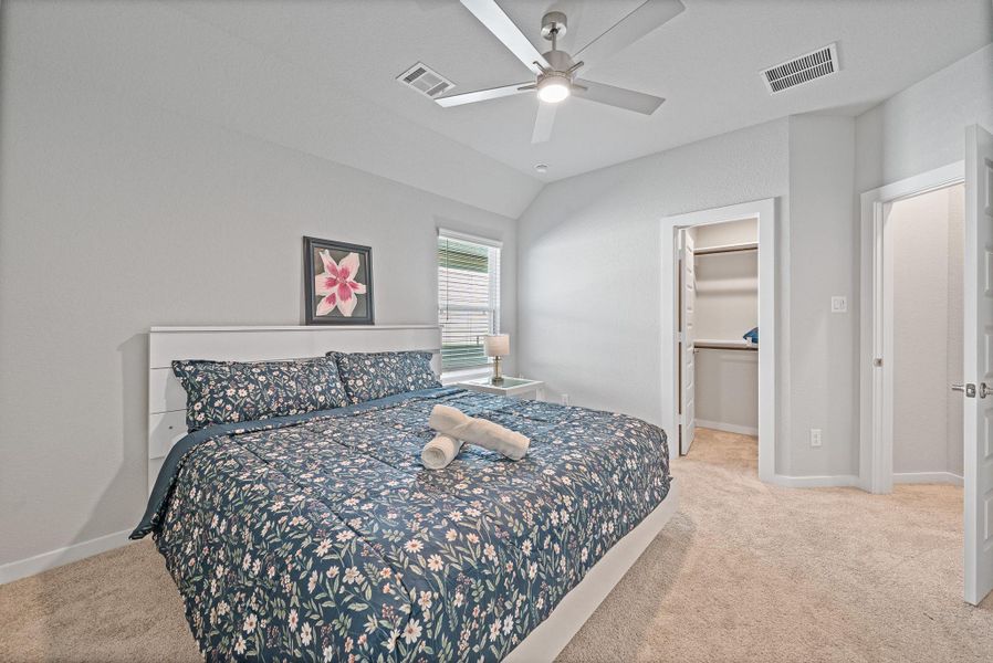Furnished interior view inside a new home in Morton Creek Ranch, Katy (Image 16).