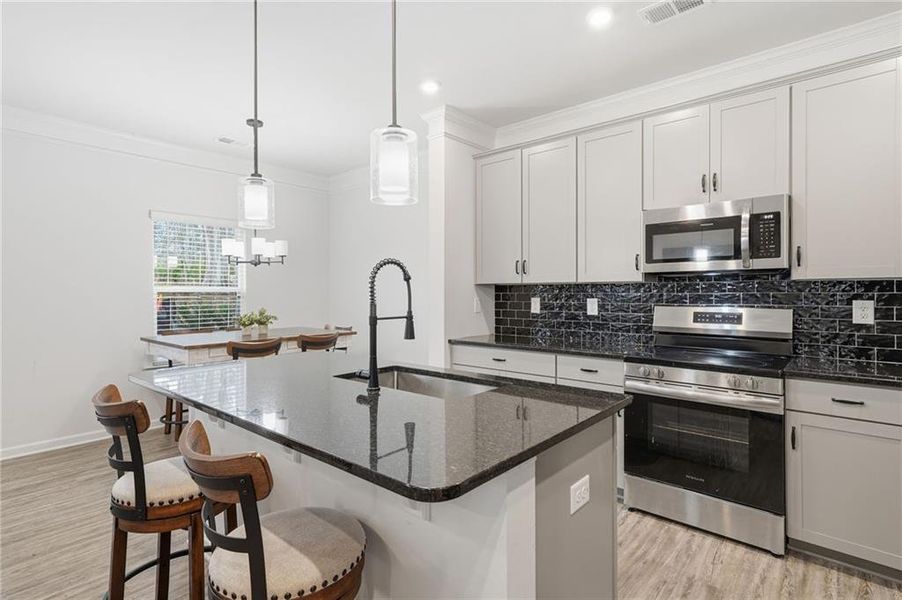 Furnished interior view inside a new home in , Powder Springs (Image 16).