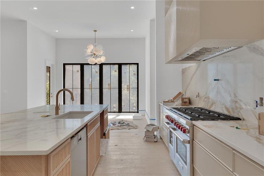Furnished interior view inside a new home in , Atlanta (Image 7).