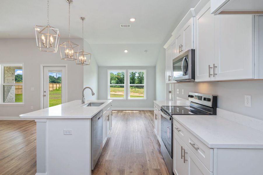 Furnished interior view inside a new home in , Crestview (Image 7).