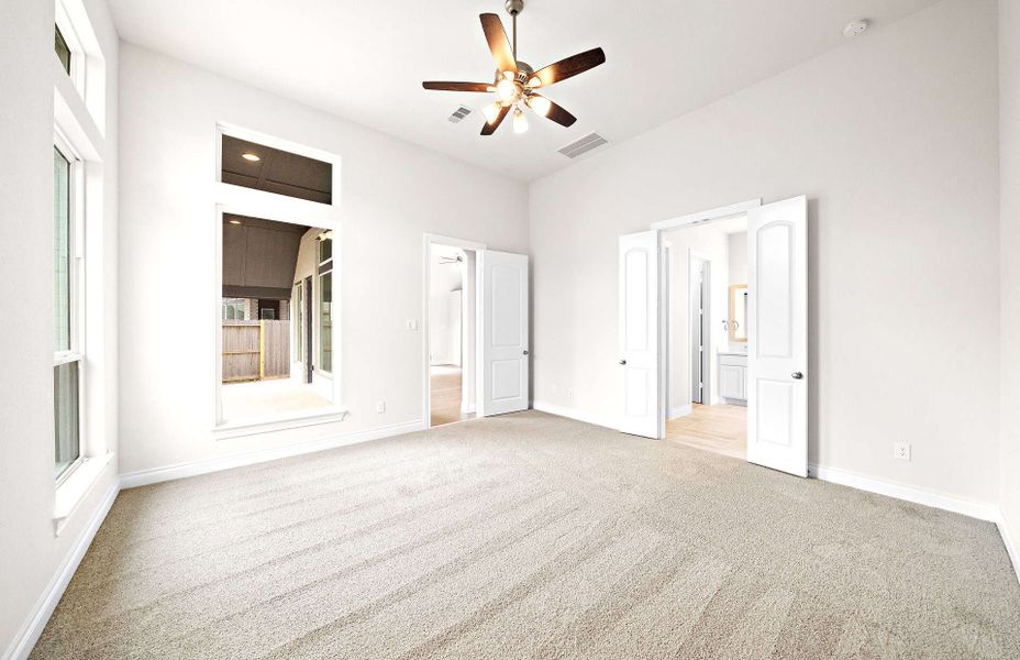 Representative unfurnished interior of a home built from the 2406 by Ravenna Homes in The Highlands 55′, Porter (Image 34).
