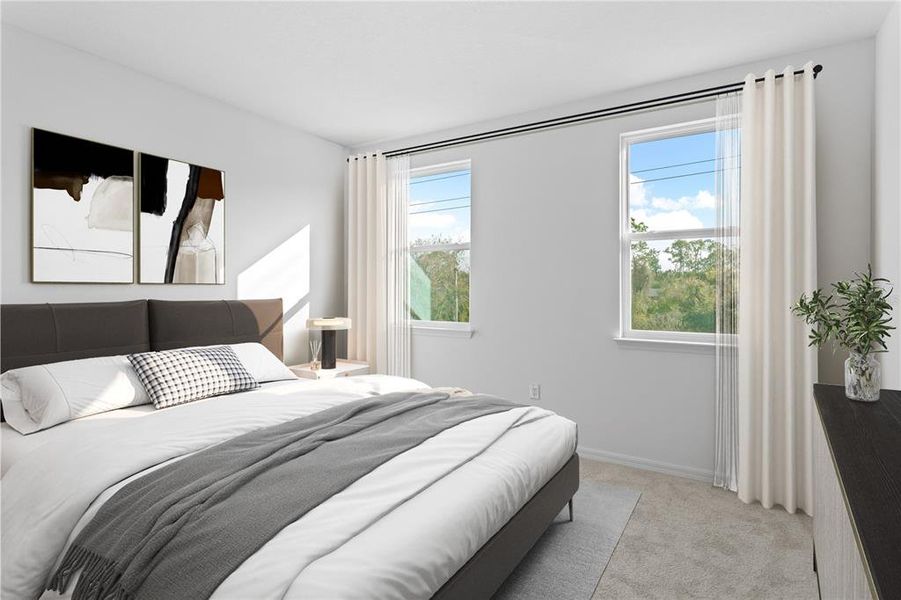 Furnished interior view inside a new home in , Tampa (Image 13). Furnished interior view inside a new home in , Tampa (Image 13).