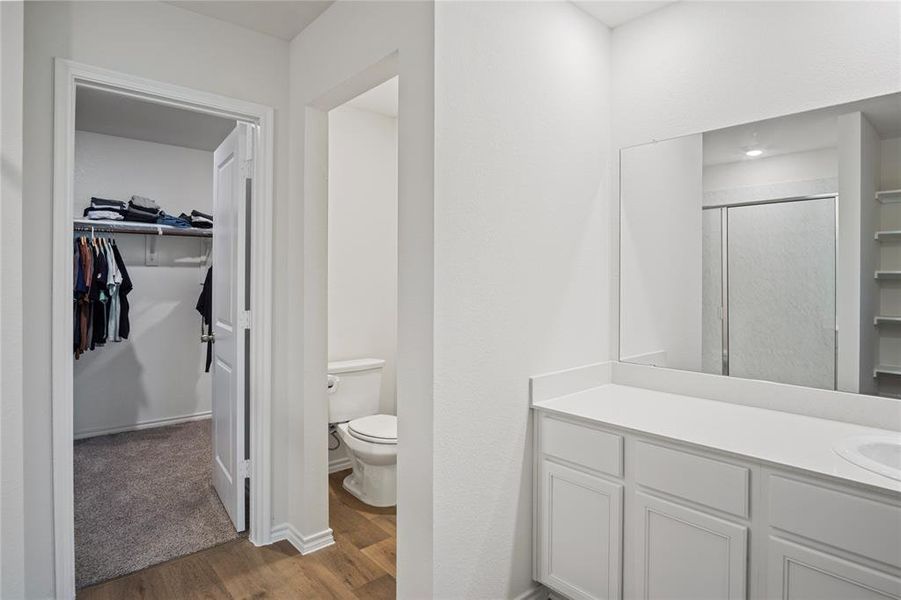 Furnished interior view inside a new home in , Fate (Image 24).