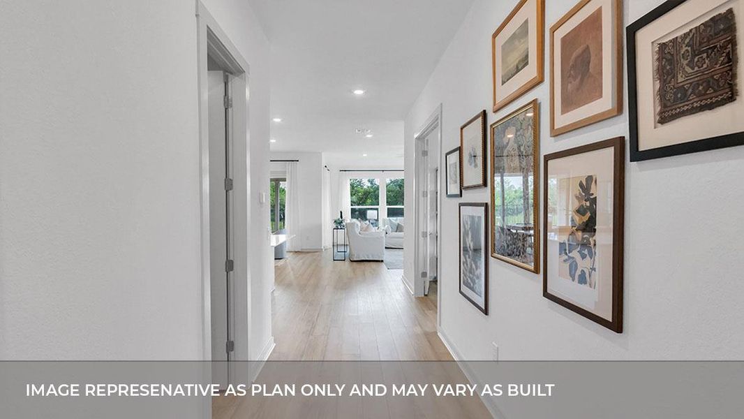 Furnished interior view inside a new home in Rosenbusch Ranch, Leander (Image 26). Furnished interior view inside a new home in Rosenbusch Ranch, Leander (Image 26).