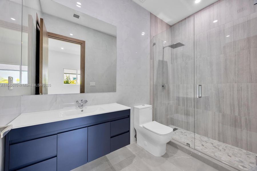 Furnished interior view inside a new home in , Miami (Image 9).