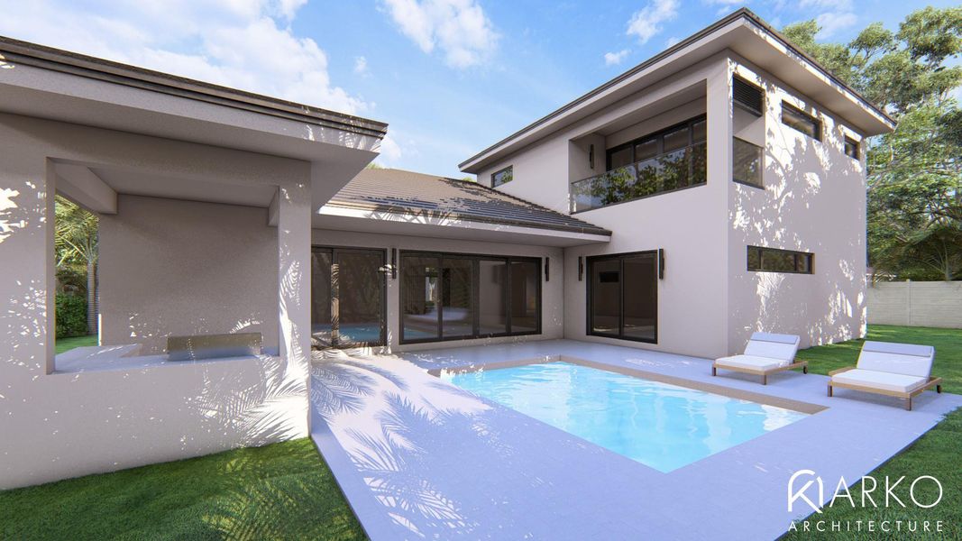 Exterior details and patio area of a home in , Fort Lauderdale (Image 4). Exterior details and patio area of a home in , Fort Lauderdale (Image 4).