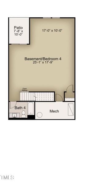 PTC Lot 40 Basement