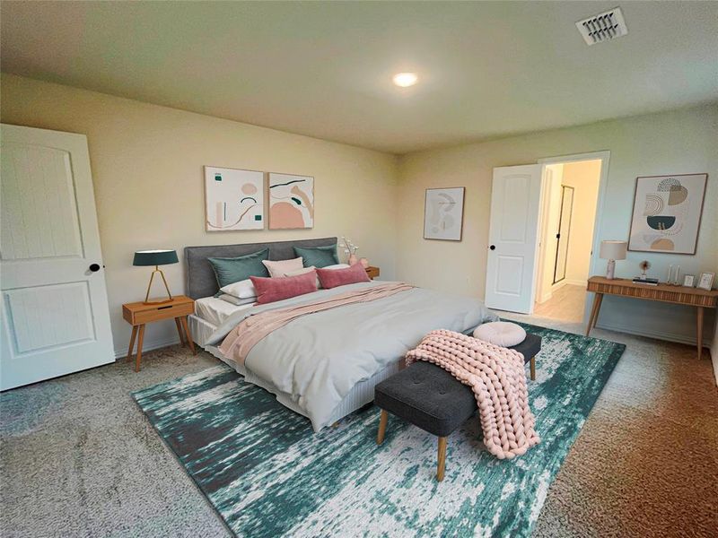 Furnished interior view inside a new home in Labein Villas, Greenville (Image 11).