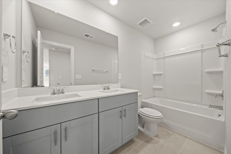 Furnished interior view inside a new home in Collier Ridge, Moore (Image 6).