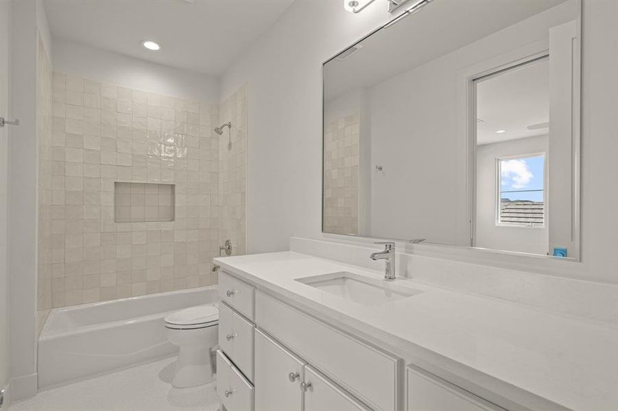Furnished interior view inside a new home in , Fort Worth (Image 35).