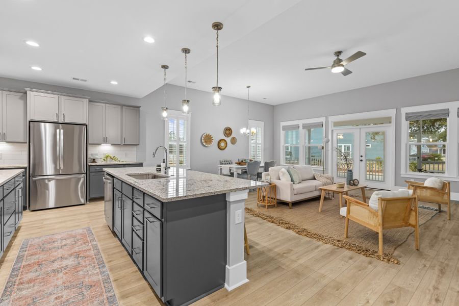 Furnished interior view inside a new home in , Summerville (Image 14). Furnished interior view inside a new home in , Summerville (Image 14).