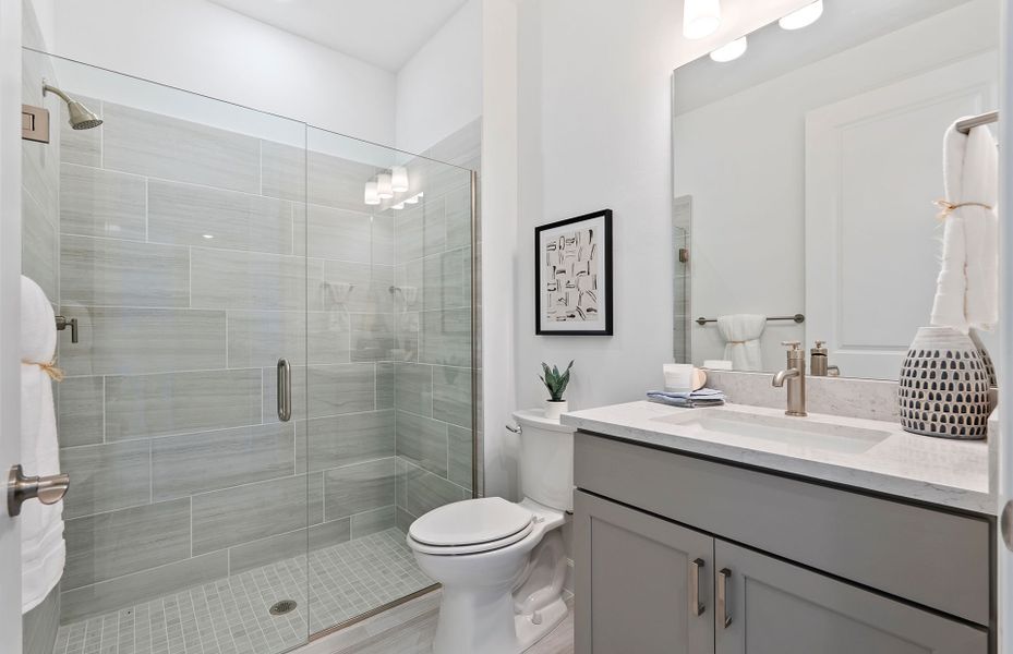 Furnished interior view inside a new home in Del Webb Naples, Immokalee (Image 8).