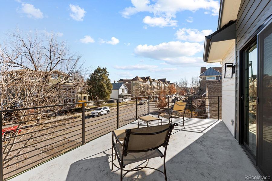 Large rooftop deck Large rooftop deck