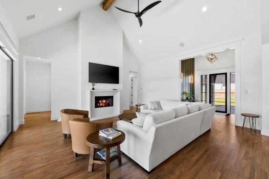 Furnished interior view inside a new home in , Midlothian (Image 10). Furnished interior view inside a new home in , Midlothian (Image 10).