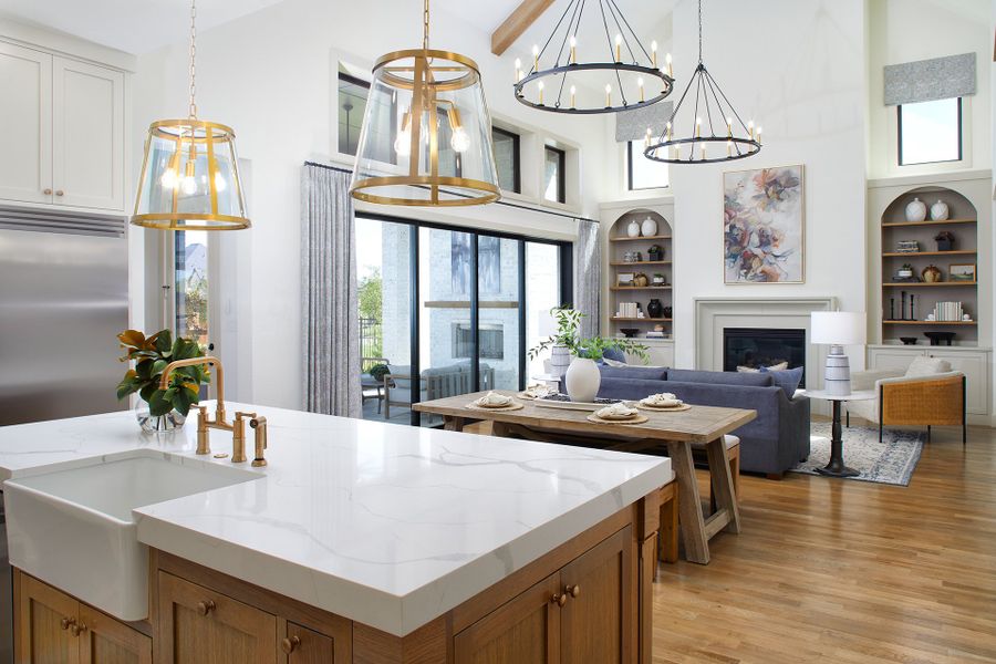 Furnished interior view inside a new home in Light Farms Graham/Reagan, Celina (Image 9).