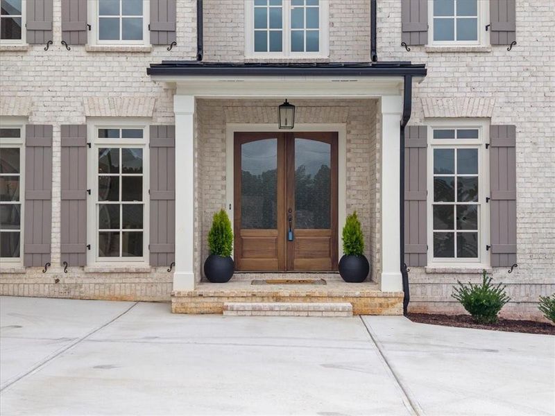 Exterior details and patio area of a home in , Canton (Image 4).
