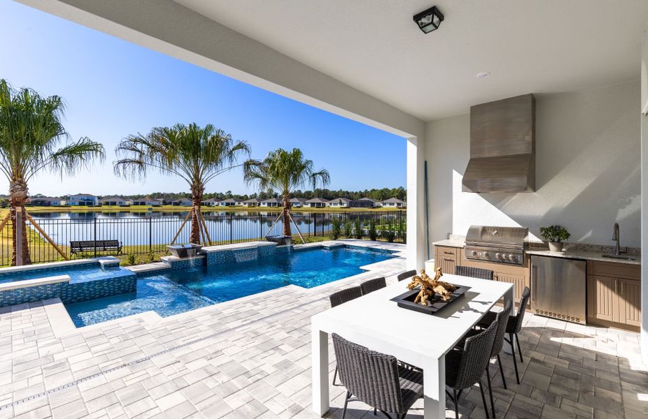 Representative exterior details of a home built from the Stellar by Del Webb in Del Webb Sunbridge, St. Cloud (Image 3).