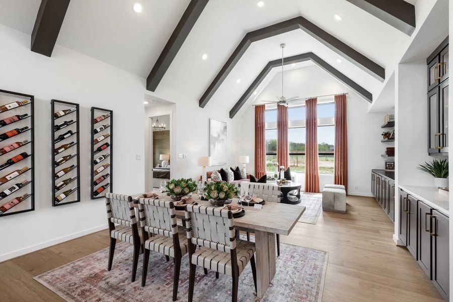 Representative Dining Room - some options shown