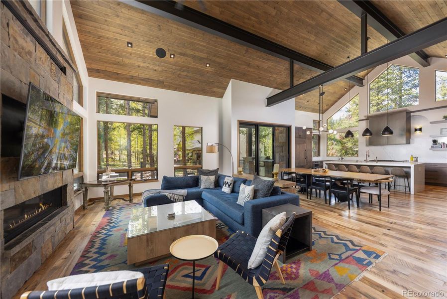 Furnished interior view inside a new home in , Breckenridge (Image 5).