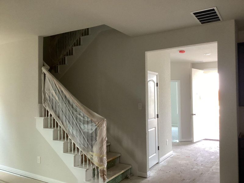 In-progress construction of a new home in The Cottages at Lariat, Liberty Hill, TX (Image 20).