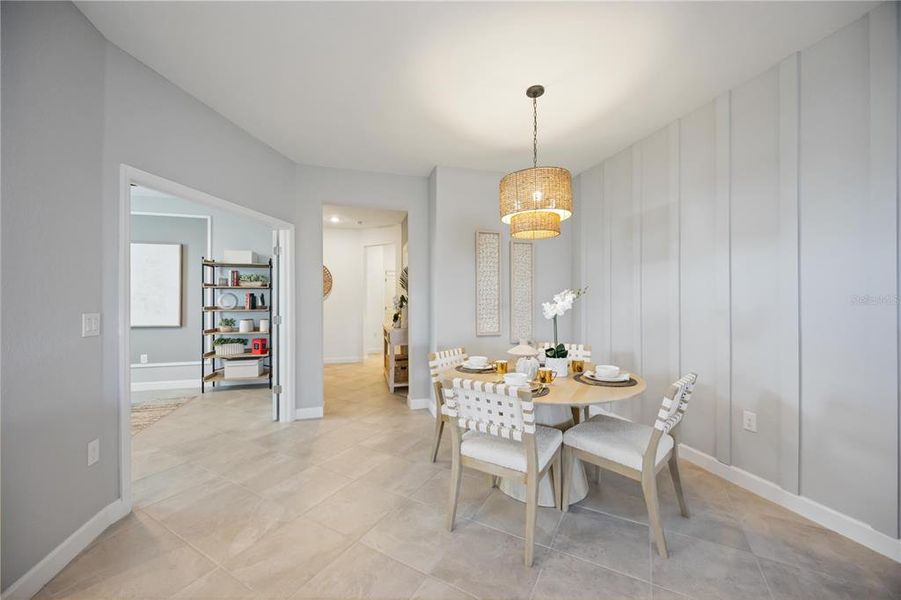 Furnished interior view inside a new home in , Englewood (Image 8).
