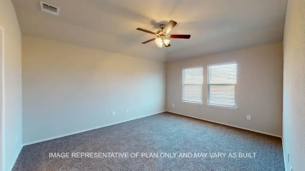 Representative unfurnished interior of a home built from the Texas Cali by D.R. Horton in Wildwood Estates, Nolanville (Image 21).