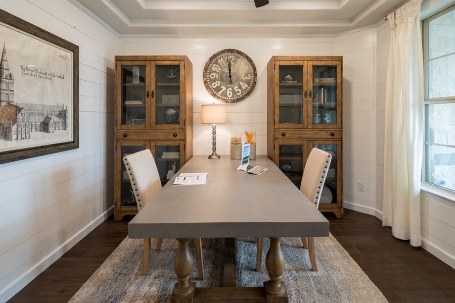 Furnished interior view inside a new home in ARTAVIA, Conroe (Image 27).