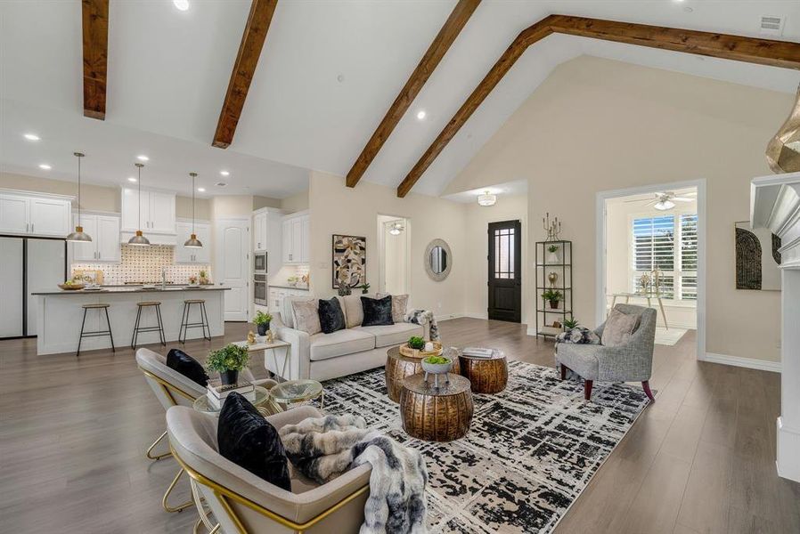 Furnished interior view inside a new home in Ladera Prosper, Prosper (Image 29).