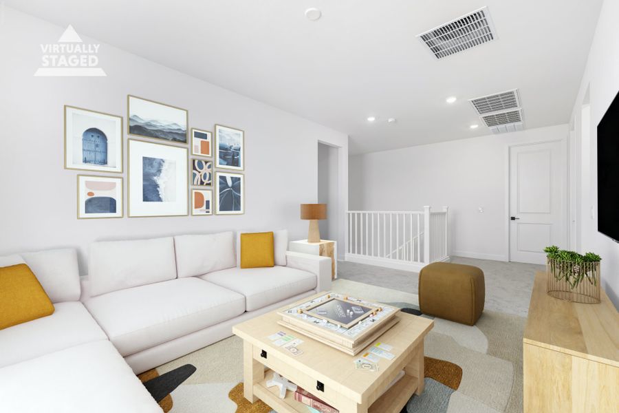 Furnished interior view inside a new home in Frontera, Surprise (Image 8). Furnished interior view inside a new home in Frontera, Surprise (Image 8).