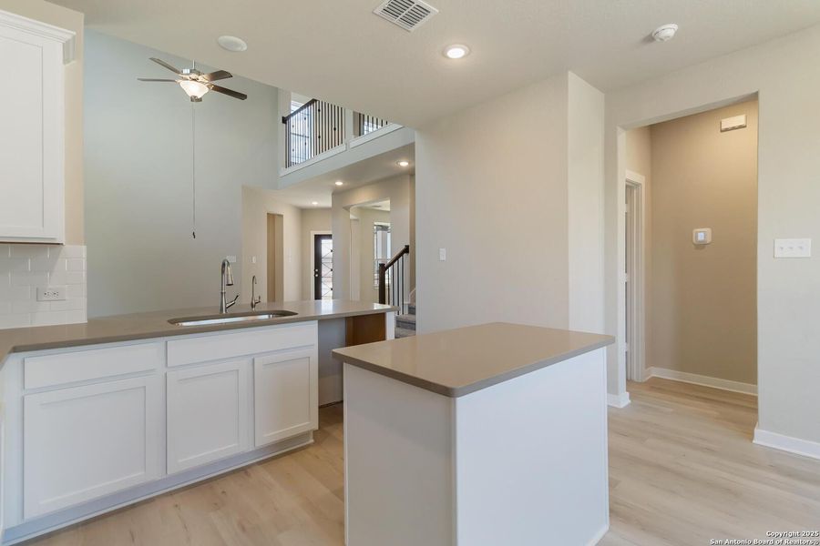 Furnished interior view inside a new home in Timber Creek, San Antonio (Image 9).