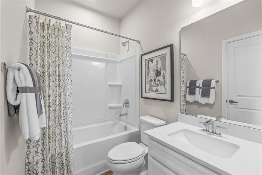 Representative furnished interior of a home built from the Mendelssohn by Ryan Homes in Stowe Branch Townhomes, Charlotte (Image 13).