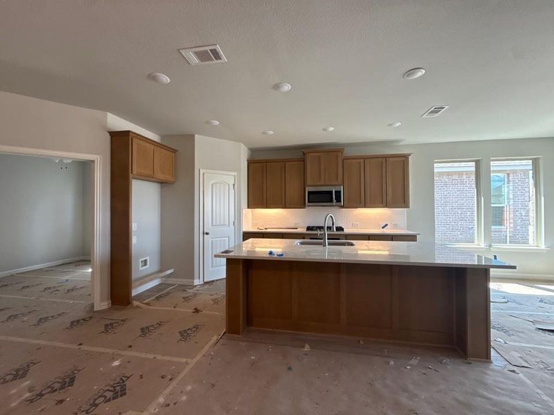 In-progress construction of a new home in Morningstar, Aledo, TX (Image 9).