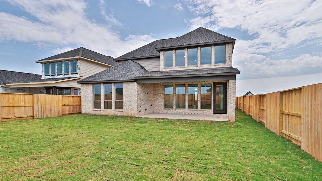 Exterior details and patio area of a home in Revera, Richmond (Image 2).