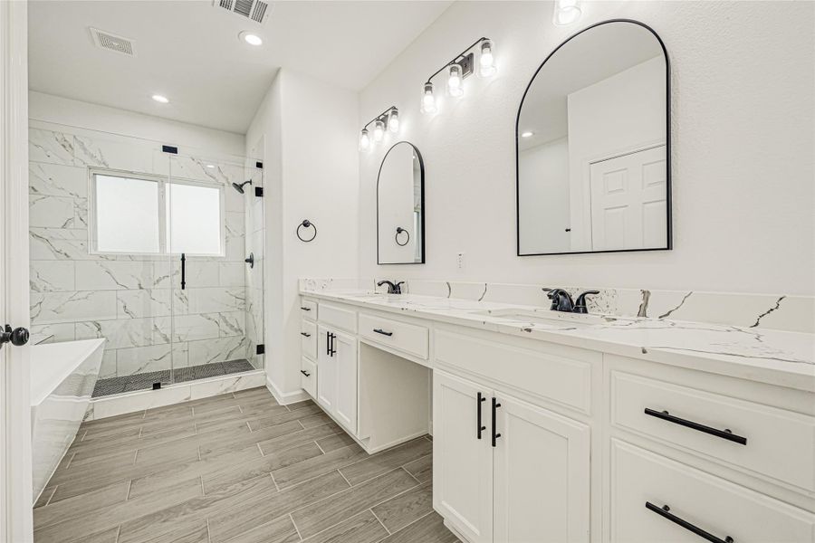 Furnished interior view inside a new home in , Houston (Image 10).