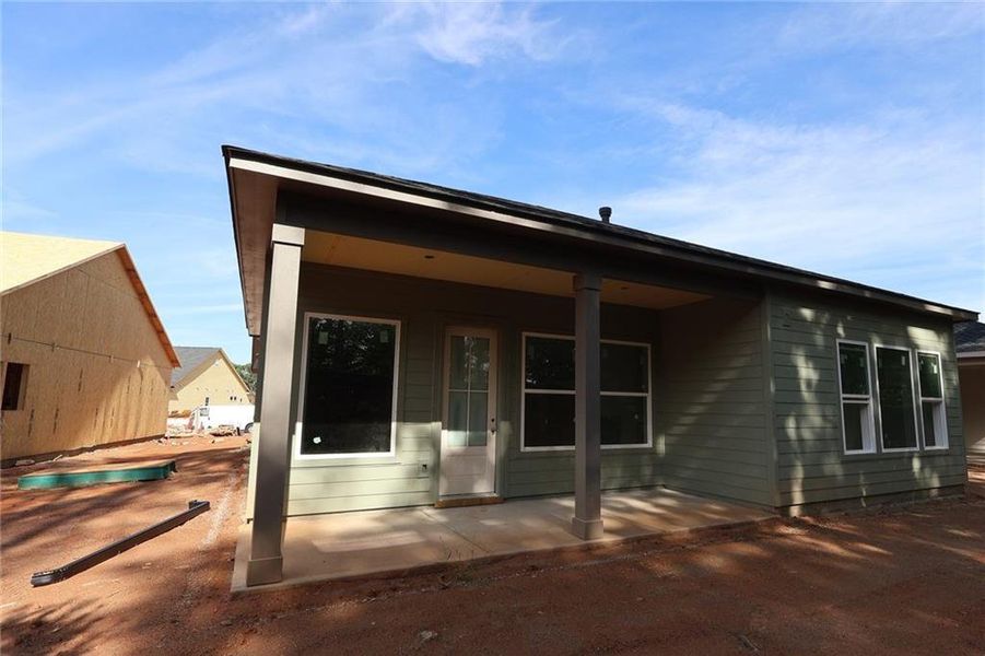In-progress construction of a new home in , Gainesville, GA (Image 3).