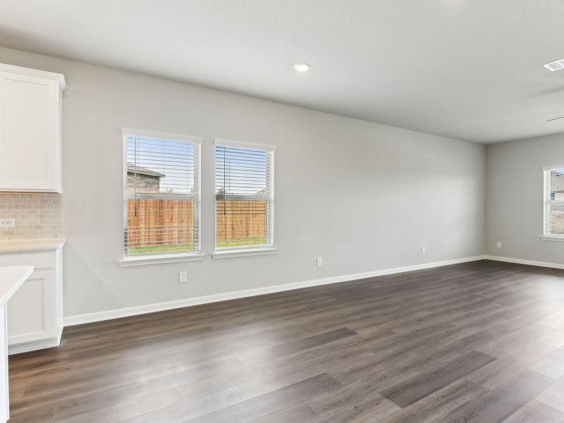 Dining room in the Matador floorplan at a Meritage Homes community.