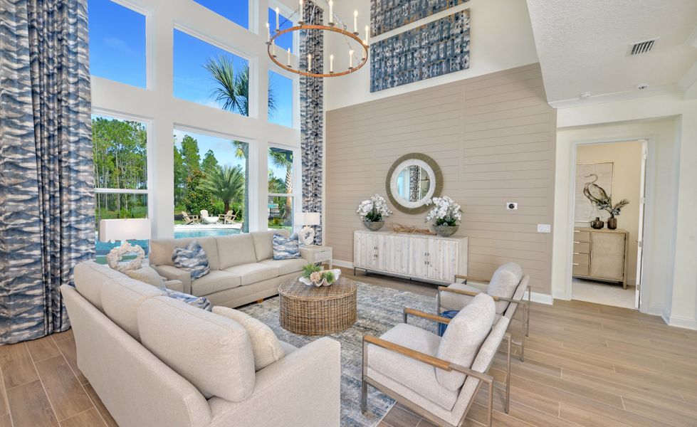 Representative furnished interior of a home built from the Brooke - Regency Series | 70' Wide Lots by ICI Homes in Courtney Grove, St. Augustine (Image 17). Representative furnished interior of a home built from the Brooke - Regency Series | 70' Wide Lots by ICI Homes in Courtney Grove, St. Augustine (Image 17).